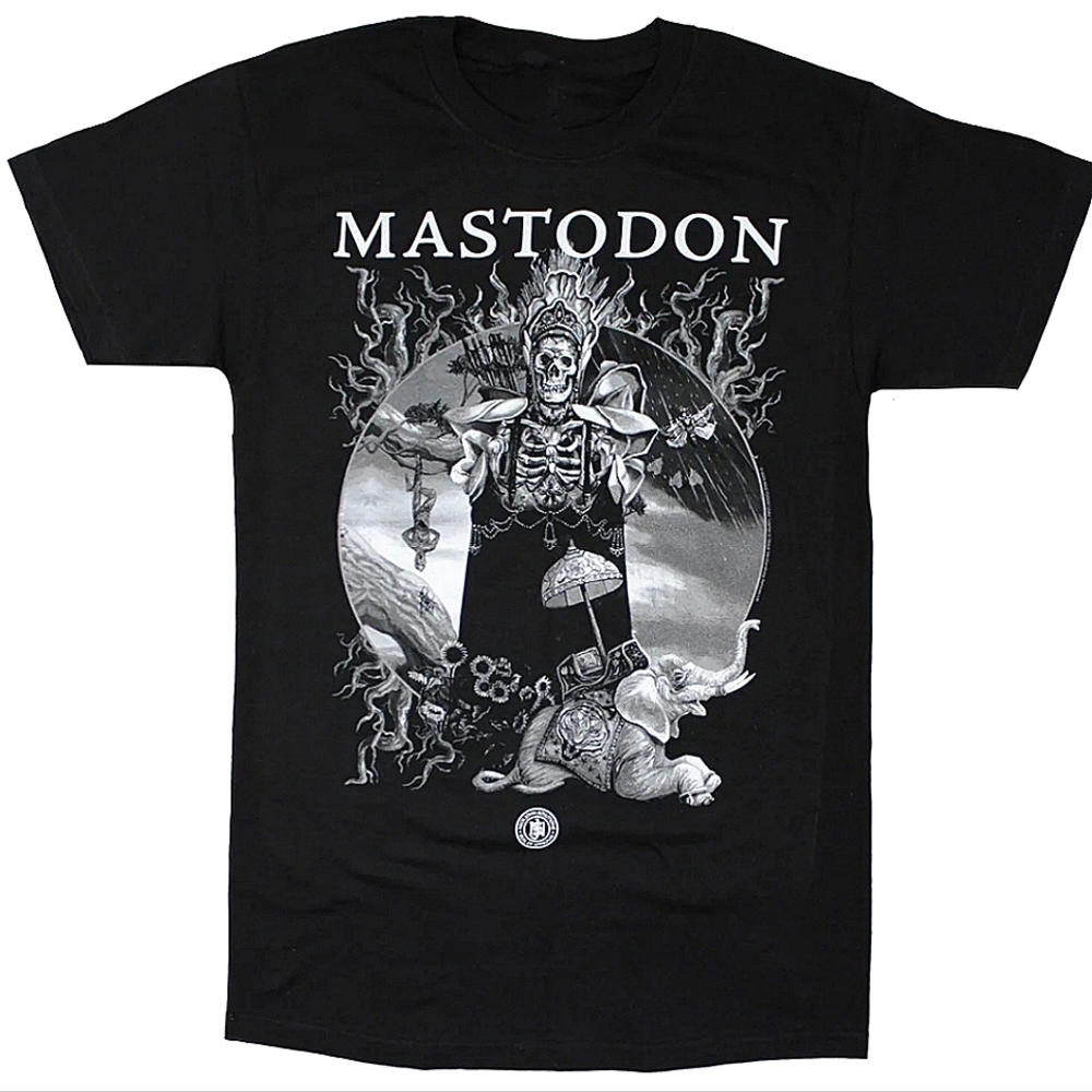 Mastodon Splenor Skeleton 2XL Black Shirt